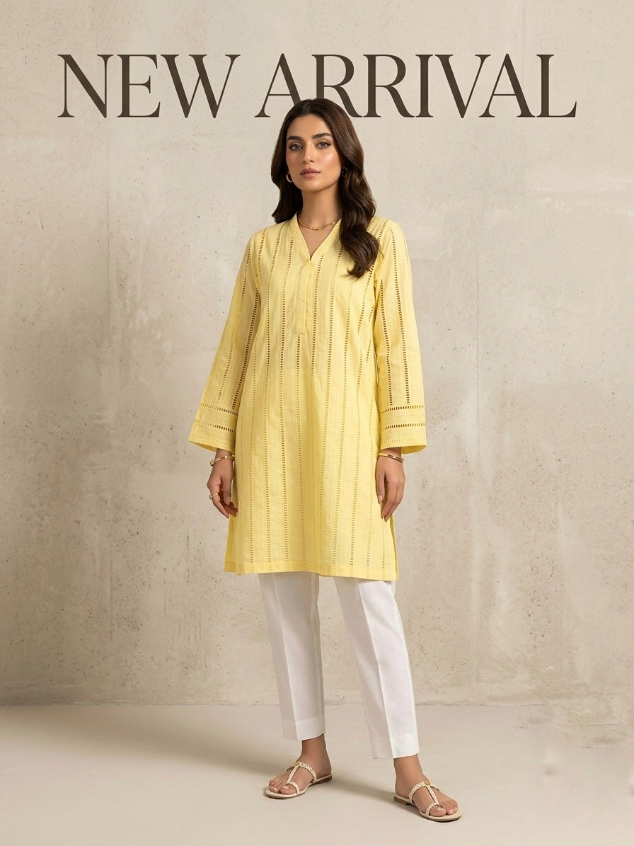 Soft lemon striaght shirt summer collection
