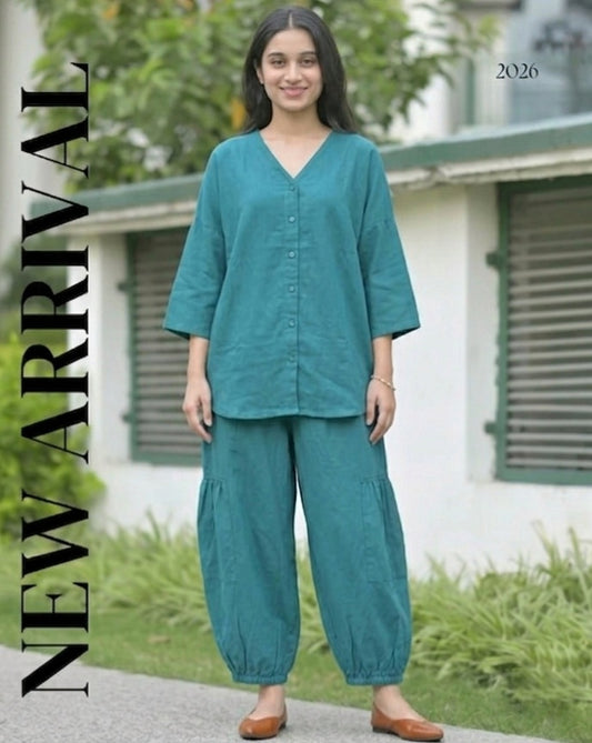 Teal blue co-ord set